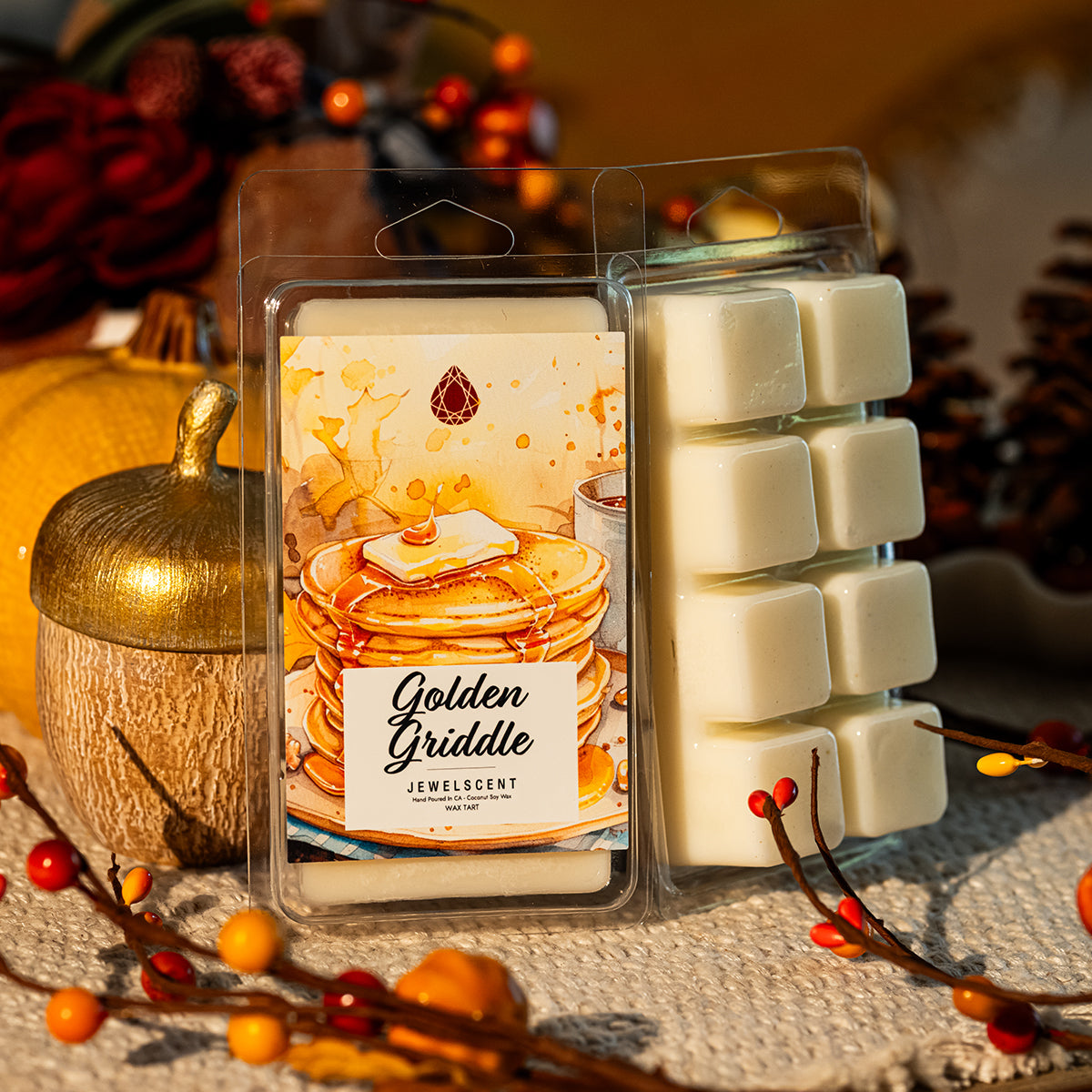 Golden Griddle Jewelry Wax Tart by JewelScent