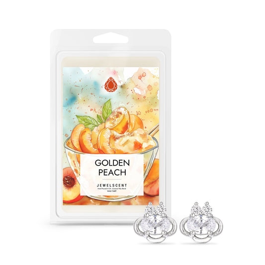 Golden Peach Jewelry Wax Tart by JewelScent
