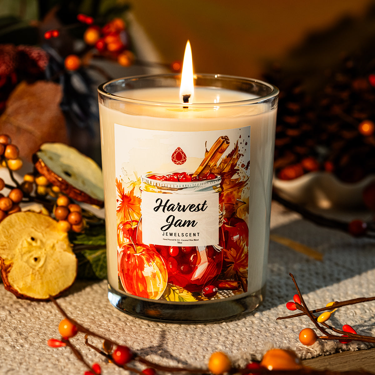 Harvest Jam 18oz Home Jewelry Candle by JewelScent