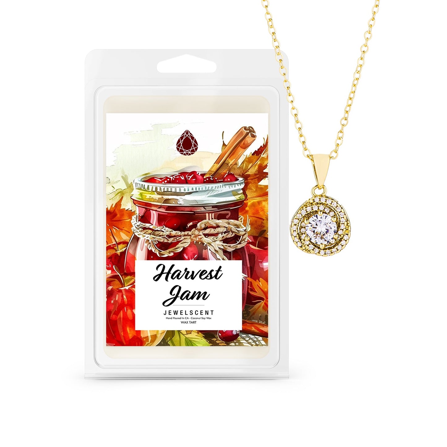 Harvest Jam Jewelry Wax Tart - Sweetly Scented Home Fragrance by JewelScent