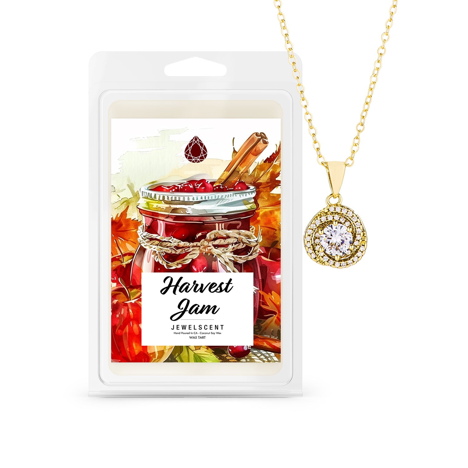 Harvest Jam Jewelry Wax Tart - Sweetly Scented Home Fragrance by JewelScent