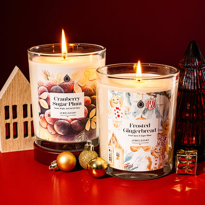 Cranberry Sugar Plum 18oz Home Jewelry Candle by JewelScent