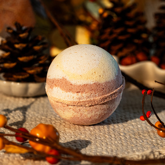Cinnamon Cream 10oz Jewelry Bath Bomb by JewelScent