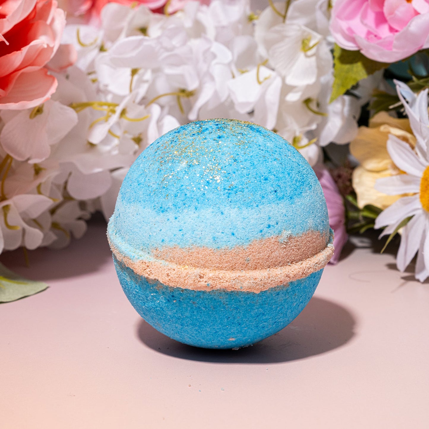 Sunlit Tropics Bath Bomb - Tropical Scented Jewelry Surprise by JewelScent