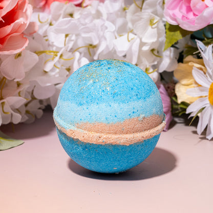 Sunlit Tropics Bath Bomb - Tropical Scented Jewelry Surprise by JewelScent