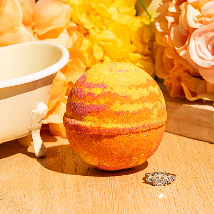 Citrus Squeeze Jewelry Bath Bomb by JewelScent