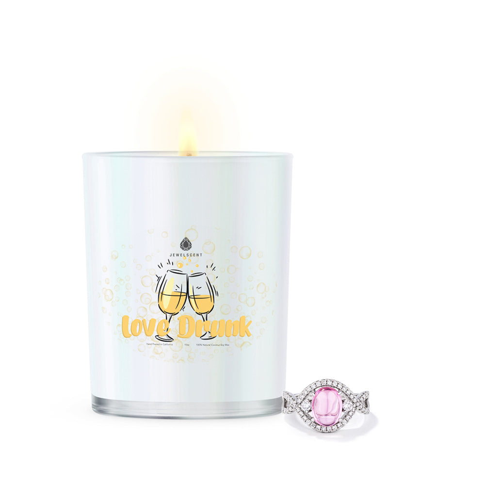 Love Drunk Iridescent 10oz Signature Jewelry Candle by JewelScent