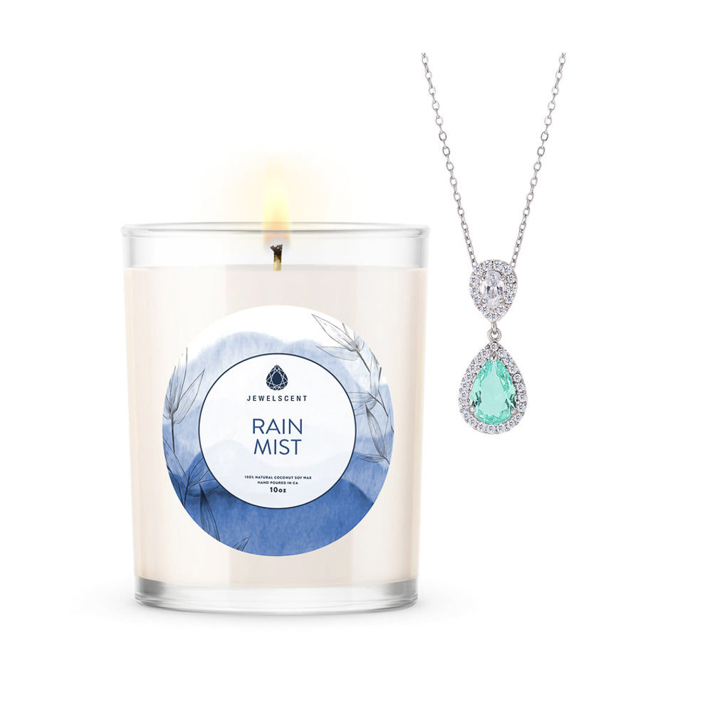 Rain Mist 10oz Signature Jewelry Candle by JewelScent