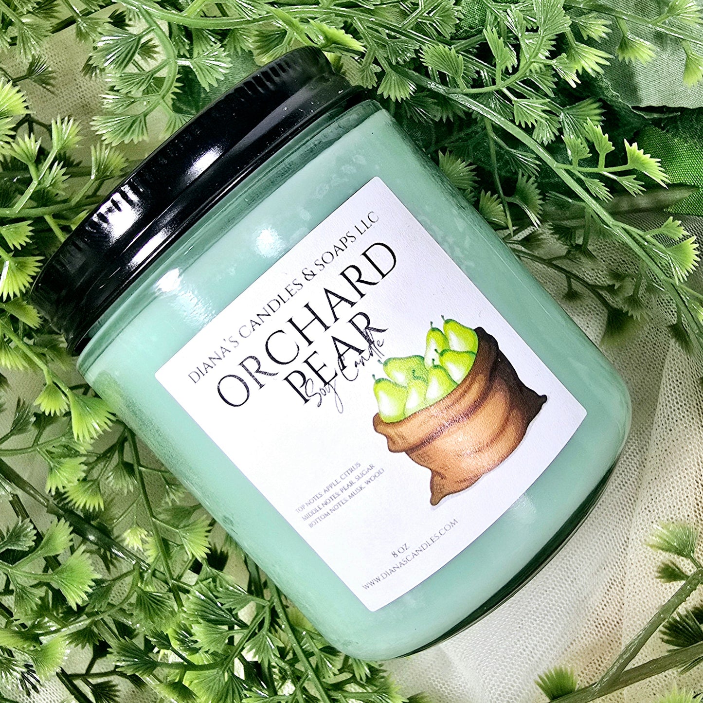 Orchard Pear Soy Candle - Deeunta Domain