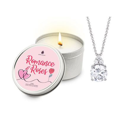 Romance & Roses 5.5oz Tin Jewelry Candle by JewelScent