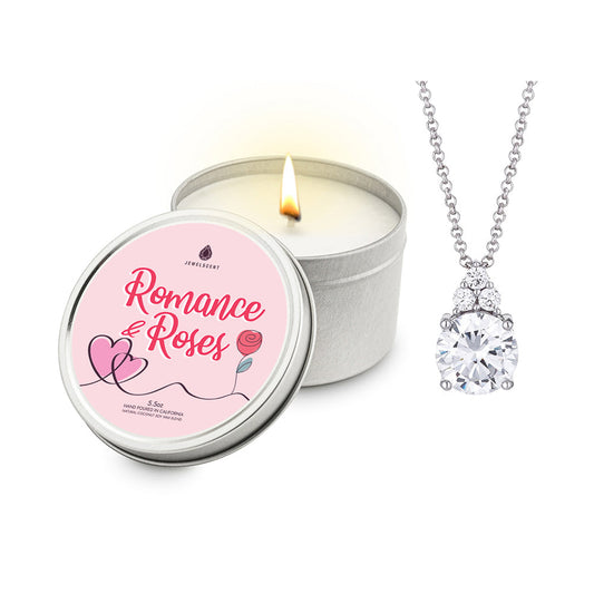 Romance & Roses 5.5oz Tin Jewelry Candle by JewelScent