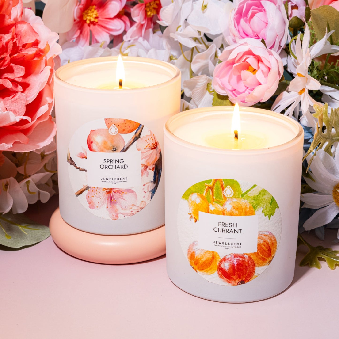 Spring Orchard 10oz Signature Jewelry Candle by JewelScent