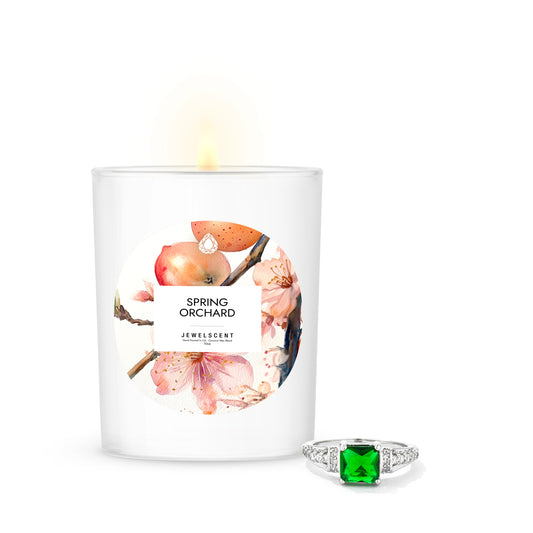 Spring Orchard 10oz Signature Jewelry Candle by JewelScent