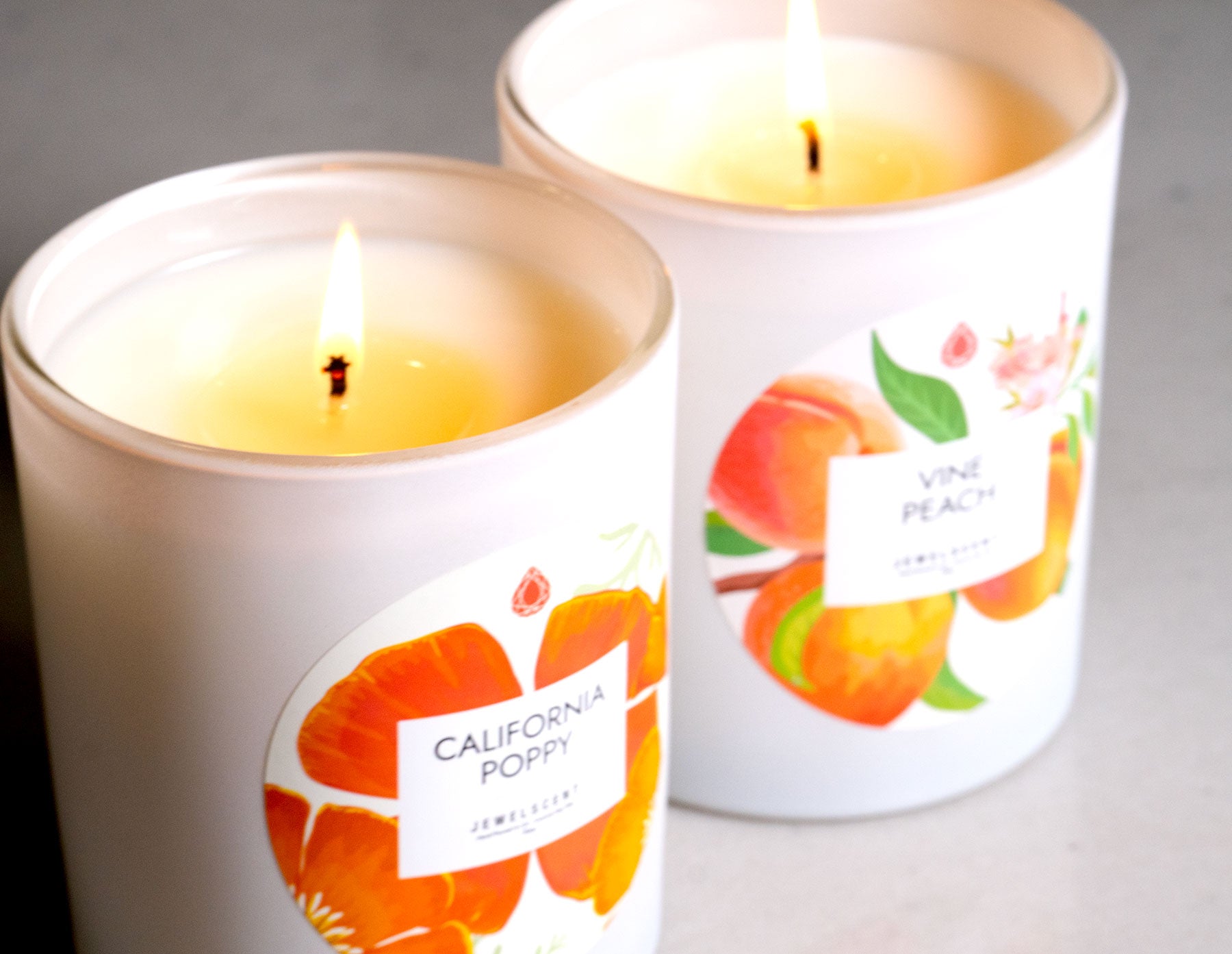 California Poppy 10oz Signature Jewelry Candle by JewelScent