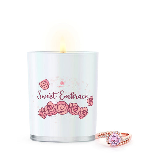Sweet Embrace Iridescent 10oz Signature Jewelry Candle by JewelScent