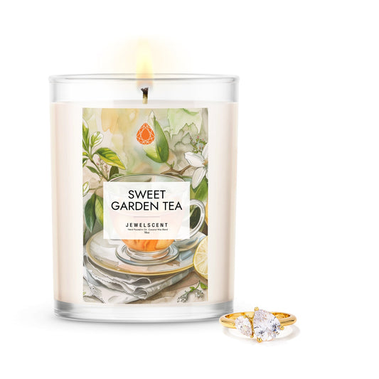 Sweet Garden Tea 18oz Home Jewelry Candle by JewelScent