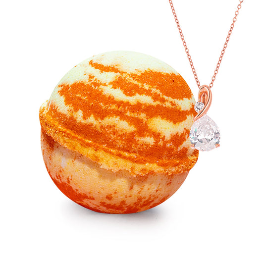 Sweet Sunset Bath Bomb - Relax with Our Jewelry-Infused Bath Experience by JewelScent
