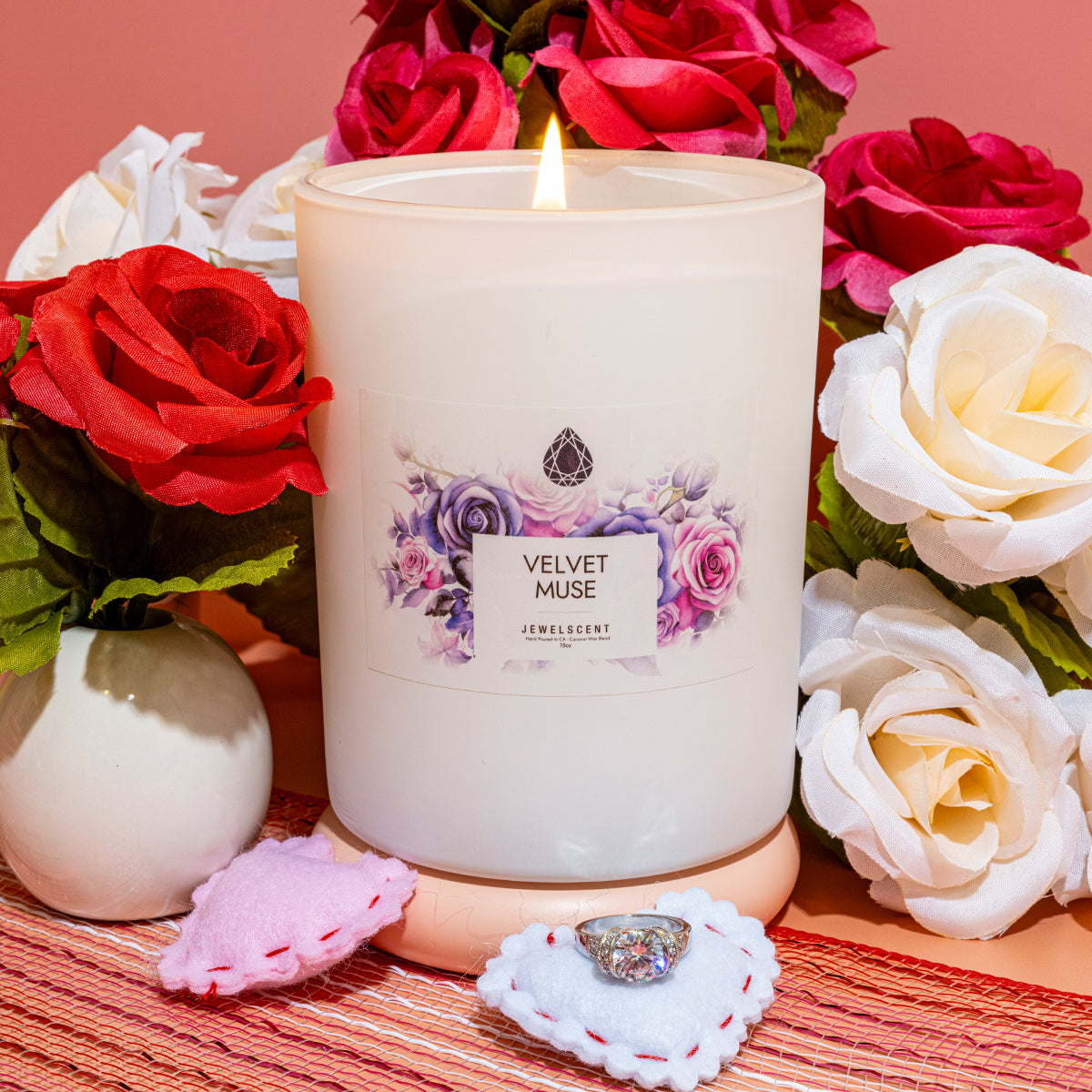 Velvet Muse 18oz Home Jewelry Candle by JewelScent