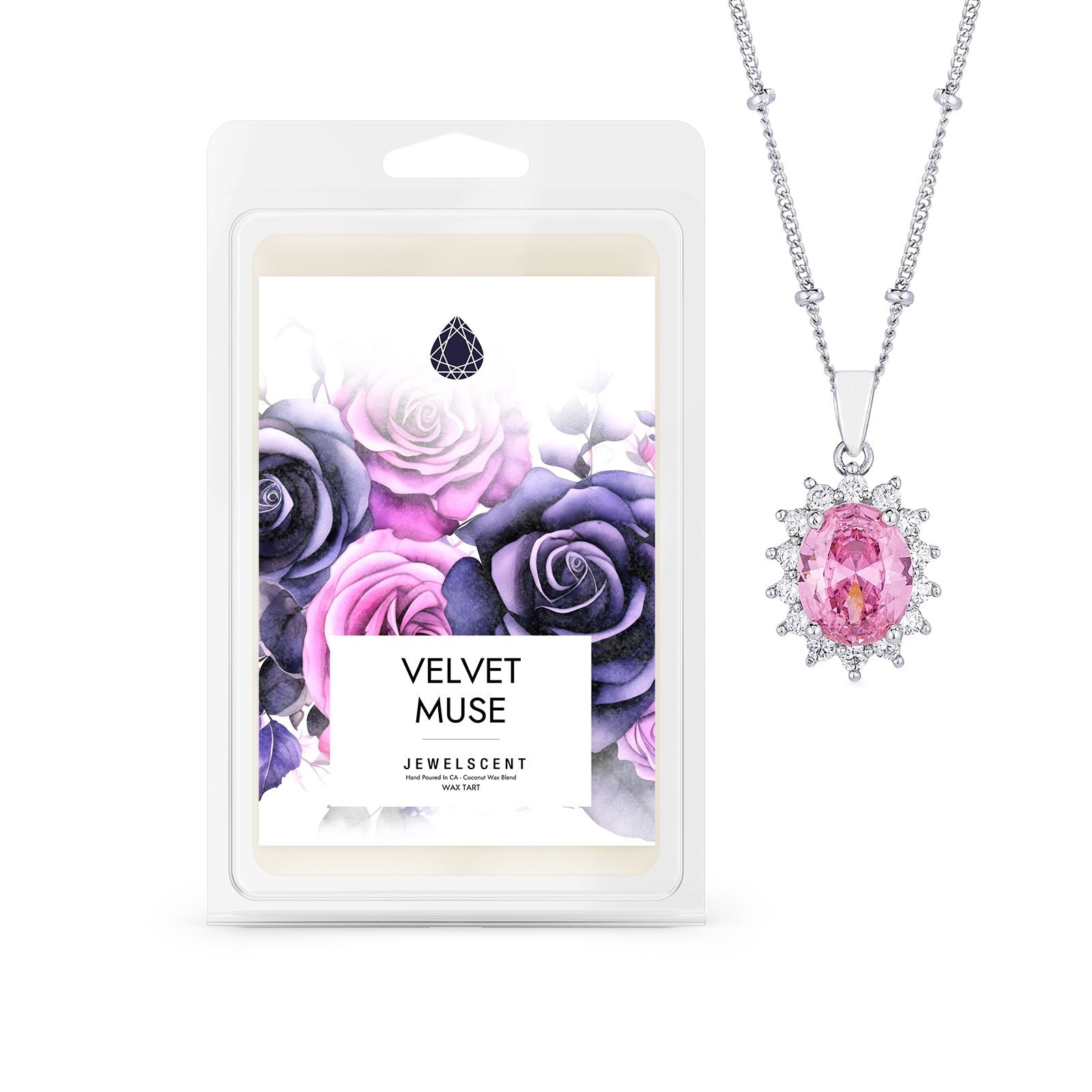 Velvet Muse Wax Tart - Exquisite Scented Jewelry Wax Tart for Luxurious Ambiance by JewelScent